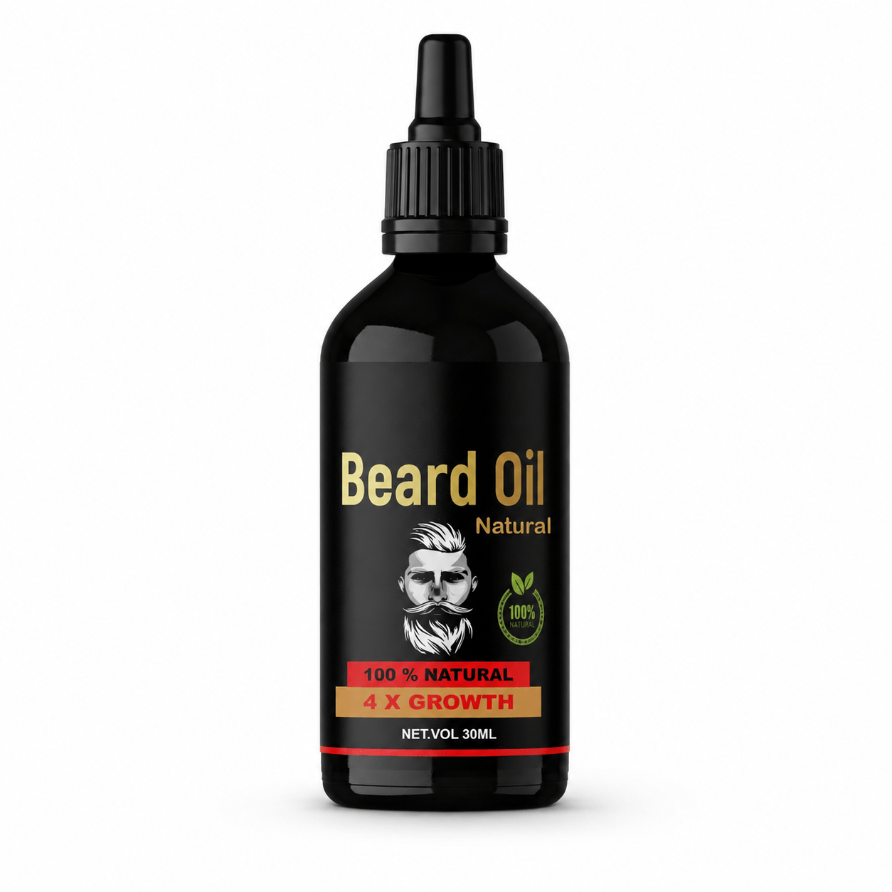 100% Natural Beard Growth Oil for Men โ 4X Volume & Thickness (30ml) 100% Natural Beard Growth Oil for Men โ 4X Volume & Thickness (30ml)